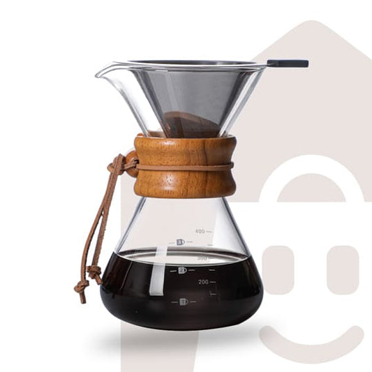 PERFECT COFFEE | Decanter e filtro inox reutilizável para cafés
